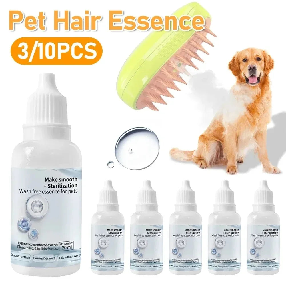 Steamy Brush - Pulvérisateur électrique pour le toilettage des animaux de compagnie