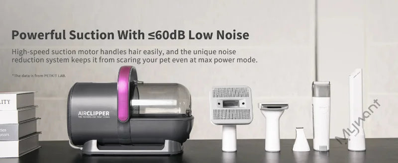 Pet Grooming Vacuum & Clipper Set