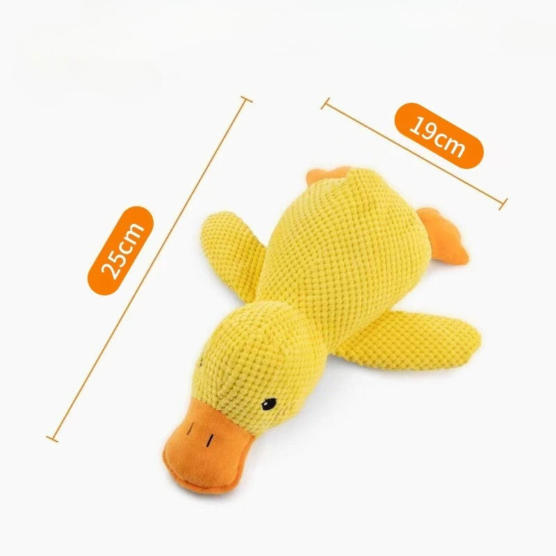 Plush Duck Dog Toy with Sound