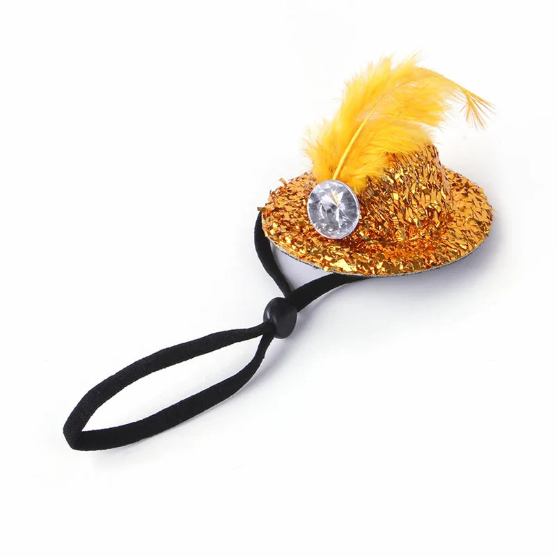 Adjustable Mini Party Hat for Hamsters, Rats & Guinea Pigs