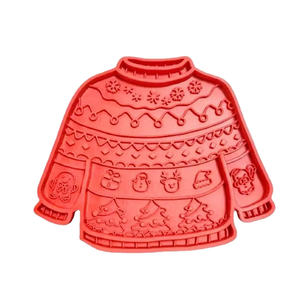 Christmas Jumper Pet Lick Mat with Suction Cups