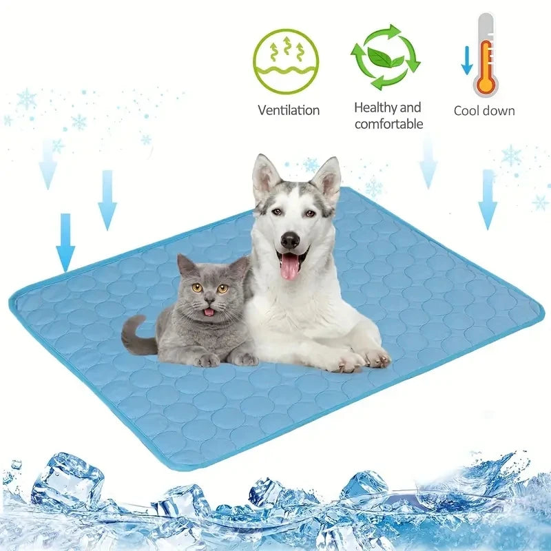 Cooling Mat for Dogs and Cats - Extra Large Summer Pet Bed
