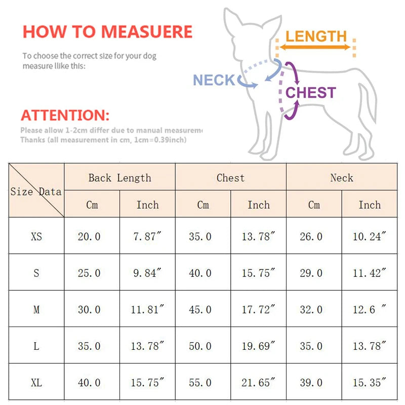 Cartoon Print T-Shirt for Cats & Small Dogs
