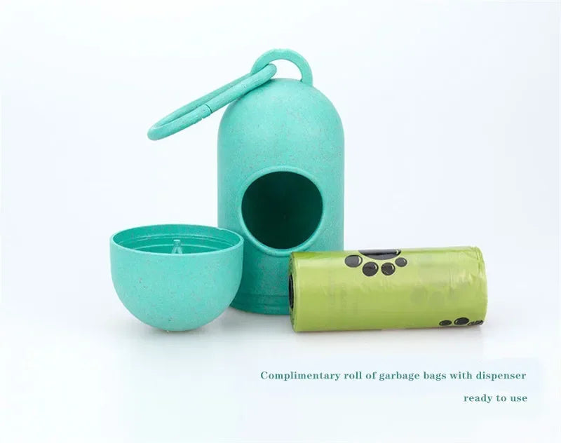 Dog Poop Bag Dispenser with Waste Bags - Convenient Holder for Dog Walks