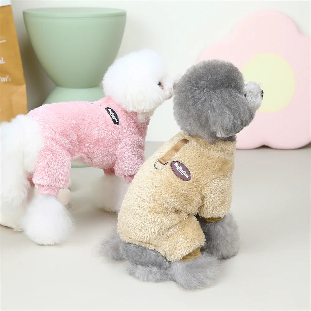 Warm Fleece Jacket & Jumpsuit for Cats and Small Dogs