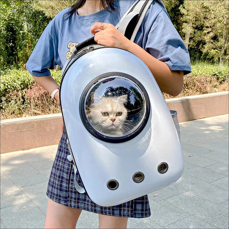 Cartoon Print Breathable Cat Backpack Carrier