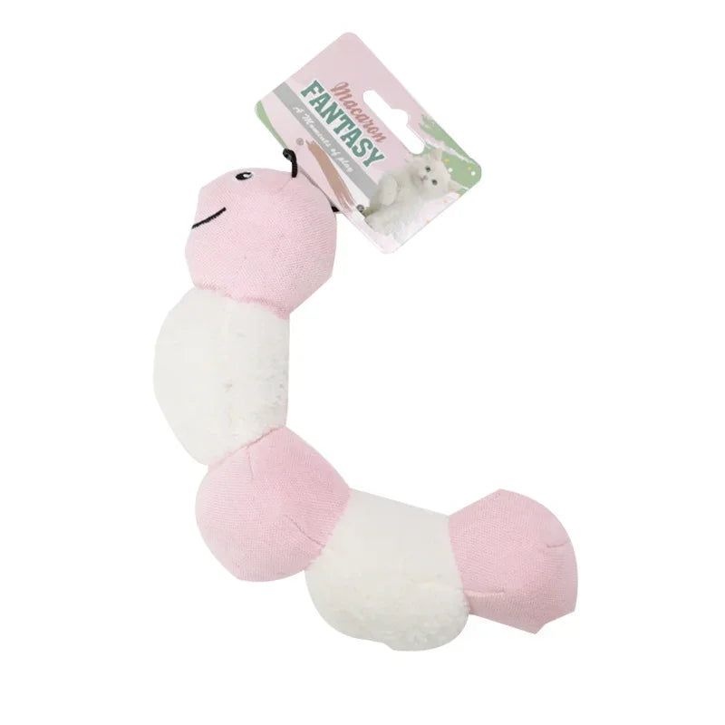 Plush Catnip Caterpillar Toy