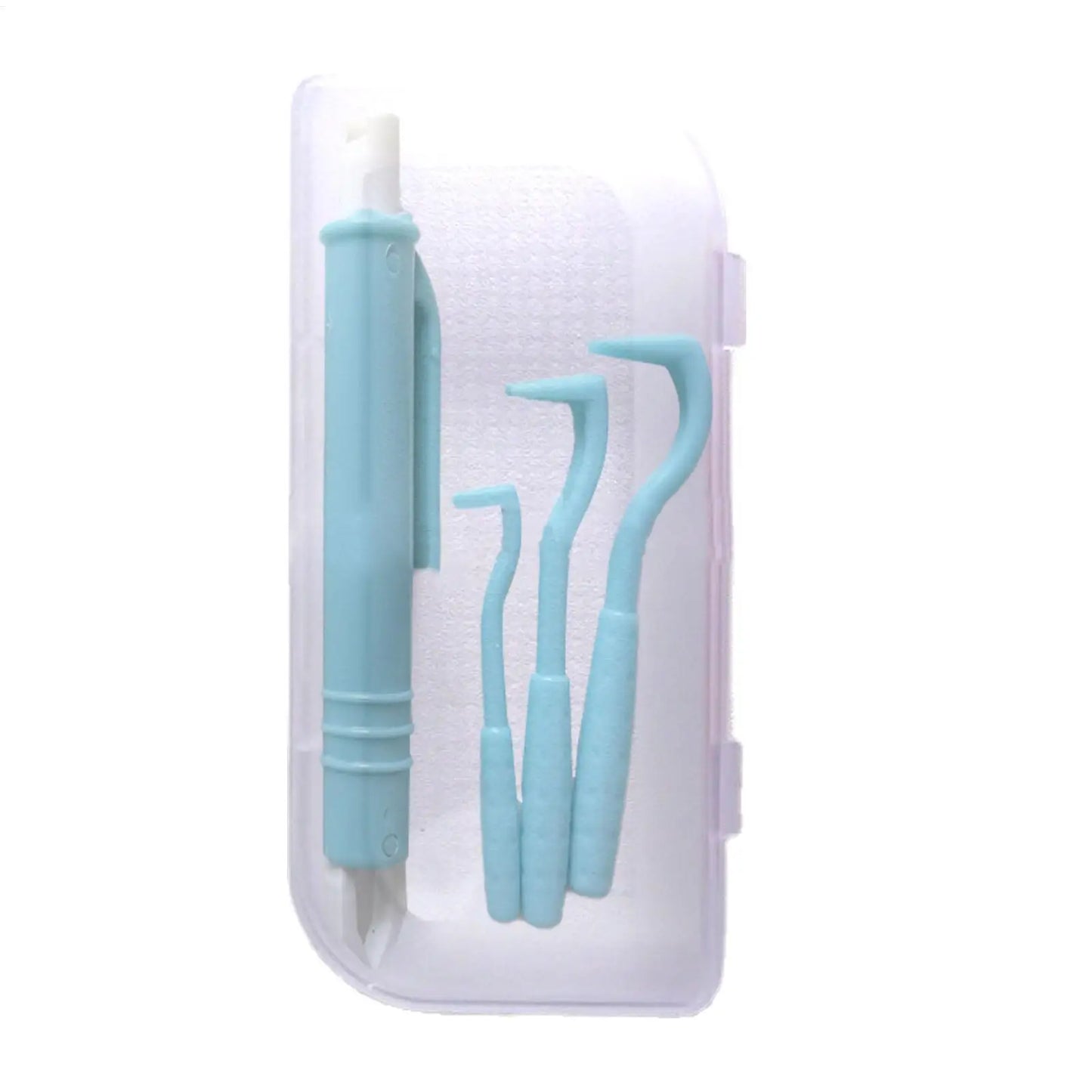 4-in-1 Tick Remover Kit with 3 Hook Sizes & Tweezer