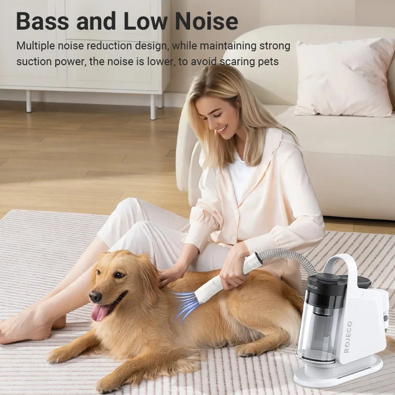 5-in-1 Pet Grooming Vacuum Kit — Smart Touch, 3-Speed Suction for Cats & Dogs