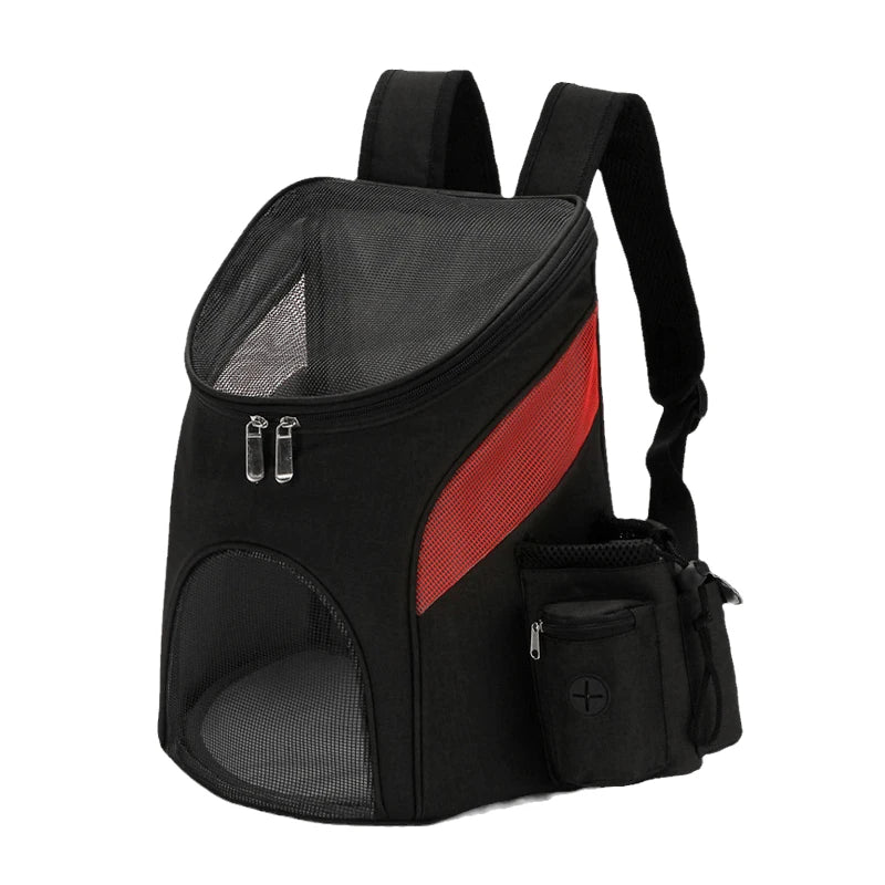 Solid Mesh Breathable Cat Puppy Travel Backpack S/L Pet Carrying Bag for Cats Kitten Small Dogs Pet Outdoor Supplies Accessories