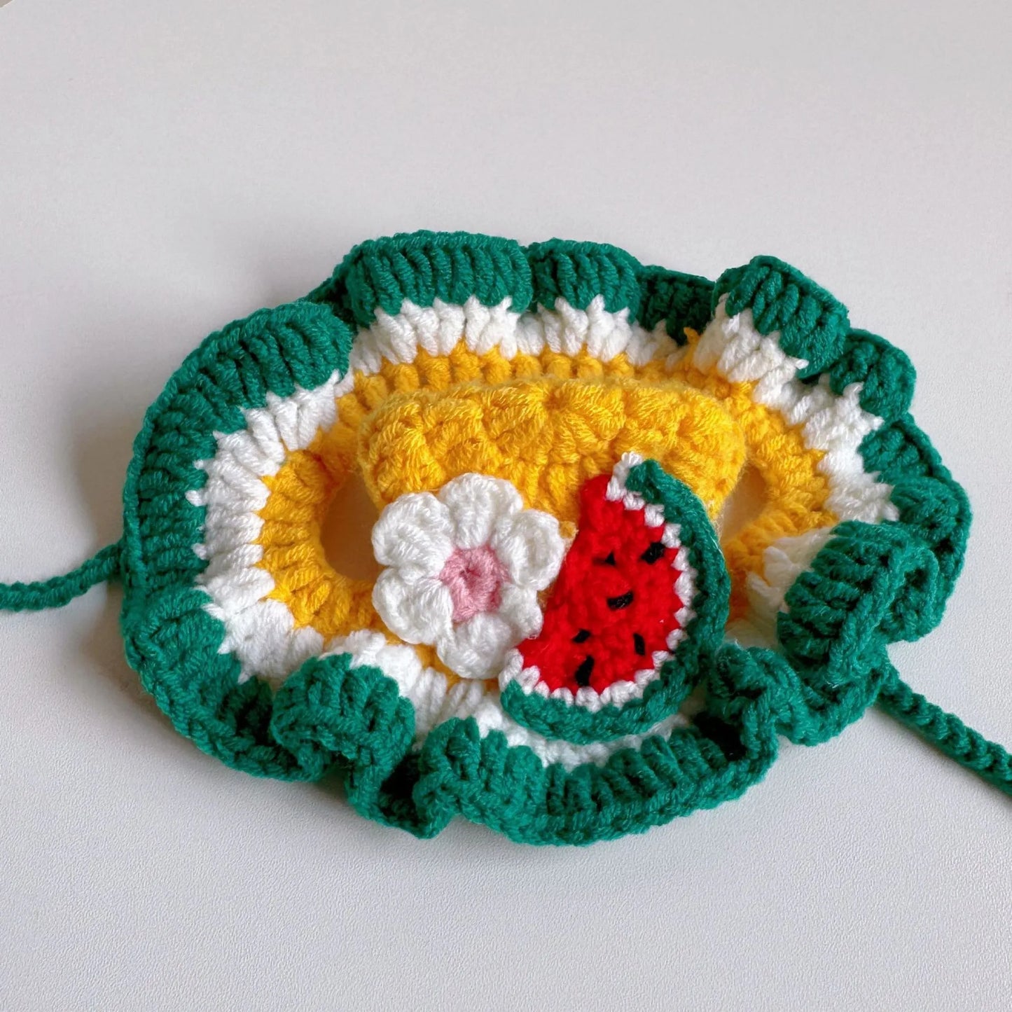 Knitted Hat & Scarf Costume Set for Cats
