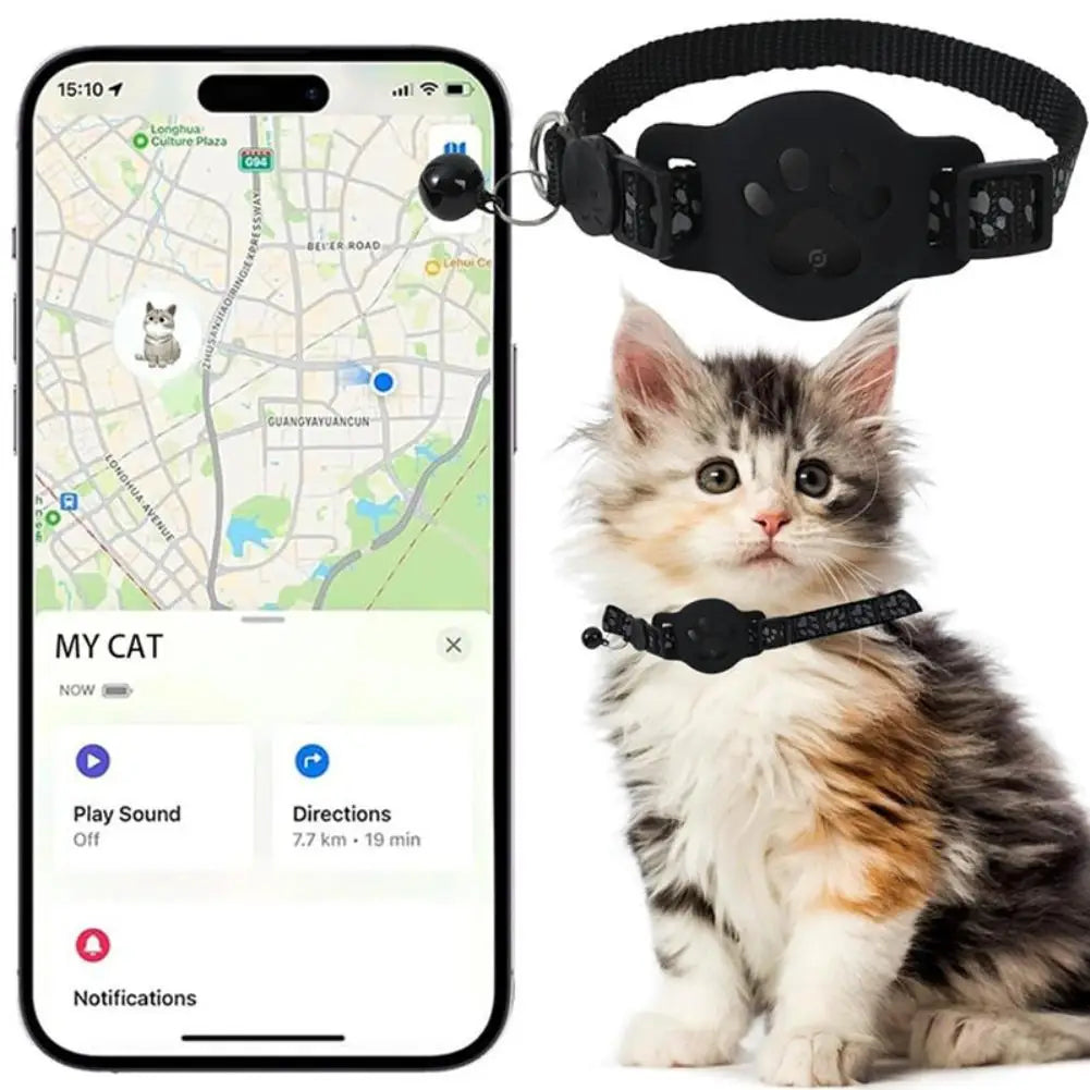 Cat Locator with Adjustable Collar