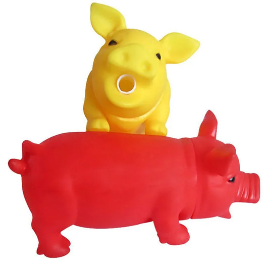 Squeaky Pig Dog Toy