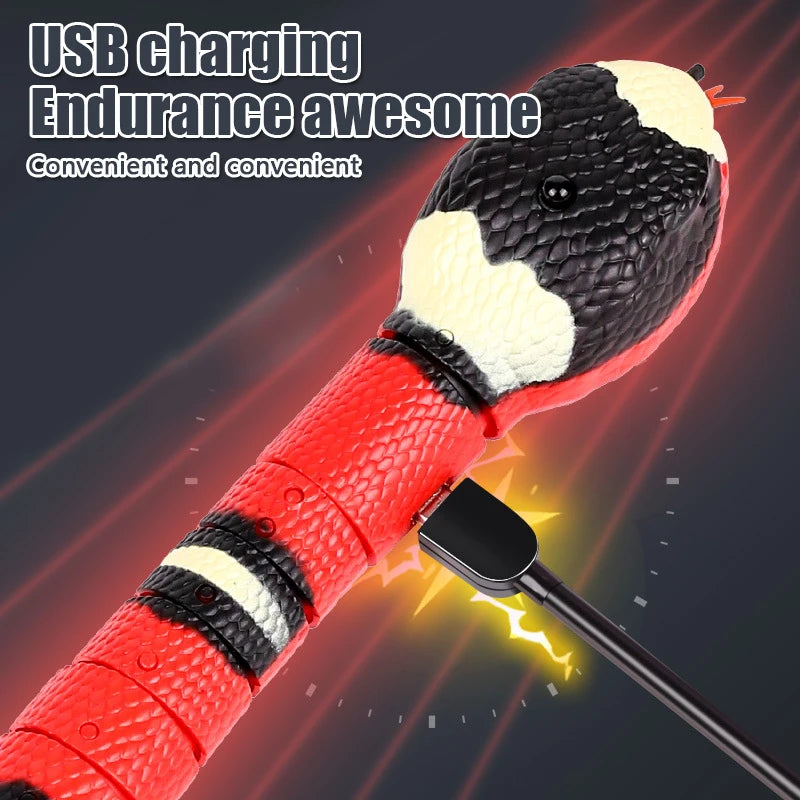 Interactive Slithering Snake Cat Toy