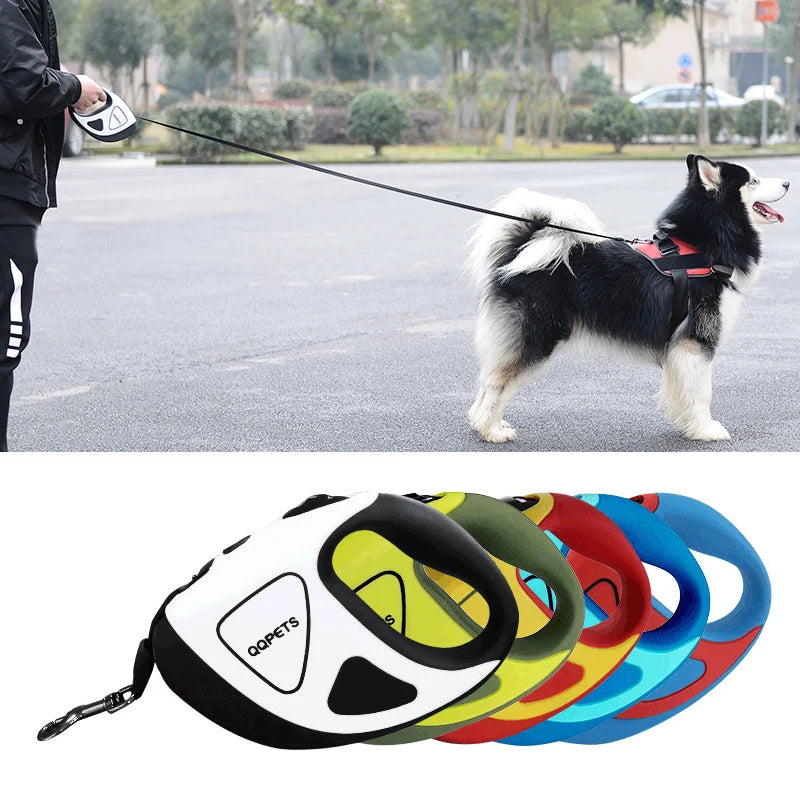 LED Retractable Dog Leash with Light
