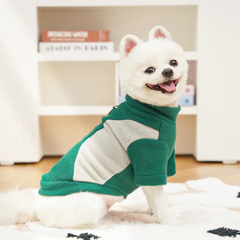 Soft Fleece Dog Hoodie & Warm Winter Coat