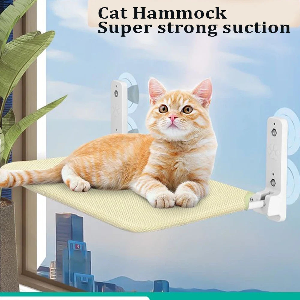 Foldable Breathable Cat Hammock & Windowsill Bed