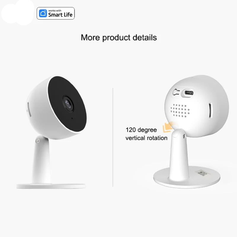 1080p WiFi Indoor Security Camera — Baby, Pet & Home Monitor with Motion Tracking