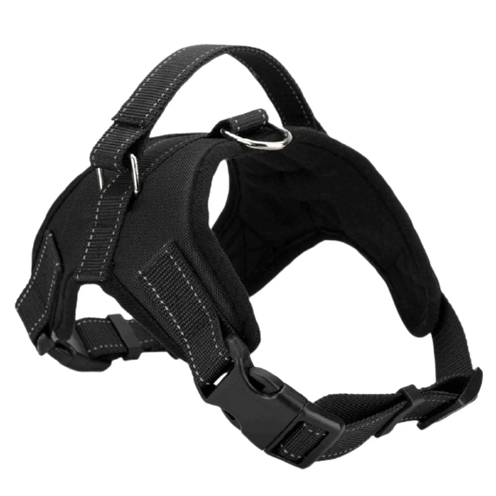 Padded Reflective Dog Harness Vest – Nylon, S to XL