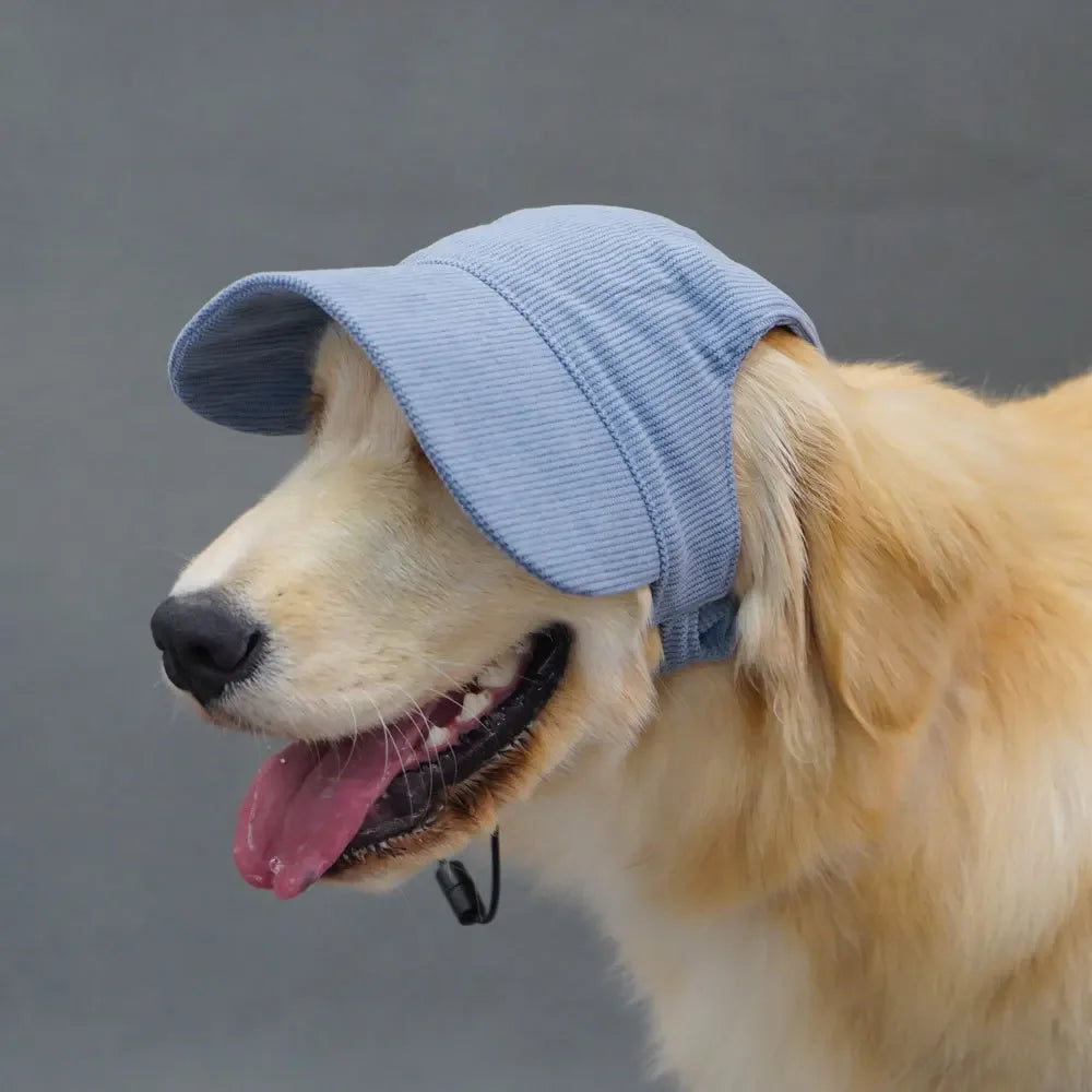Pet Baseball Cap with Ear Holes | Adjustable Summer Sport Hat for Dogs & Cats
