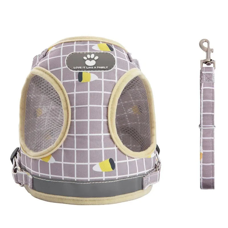 Gilet Tactique pour Chien avec Sangle de Poitrine