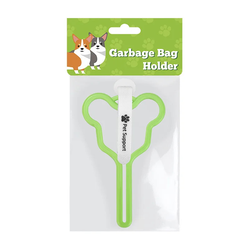 Distributeur de sacs à déjections canines mains libres avec clip
