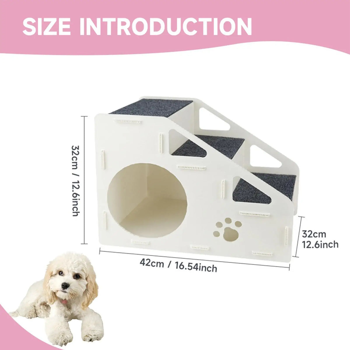 Portable Pet Steps for Beds & Sofas