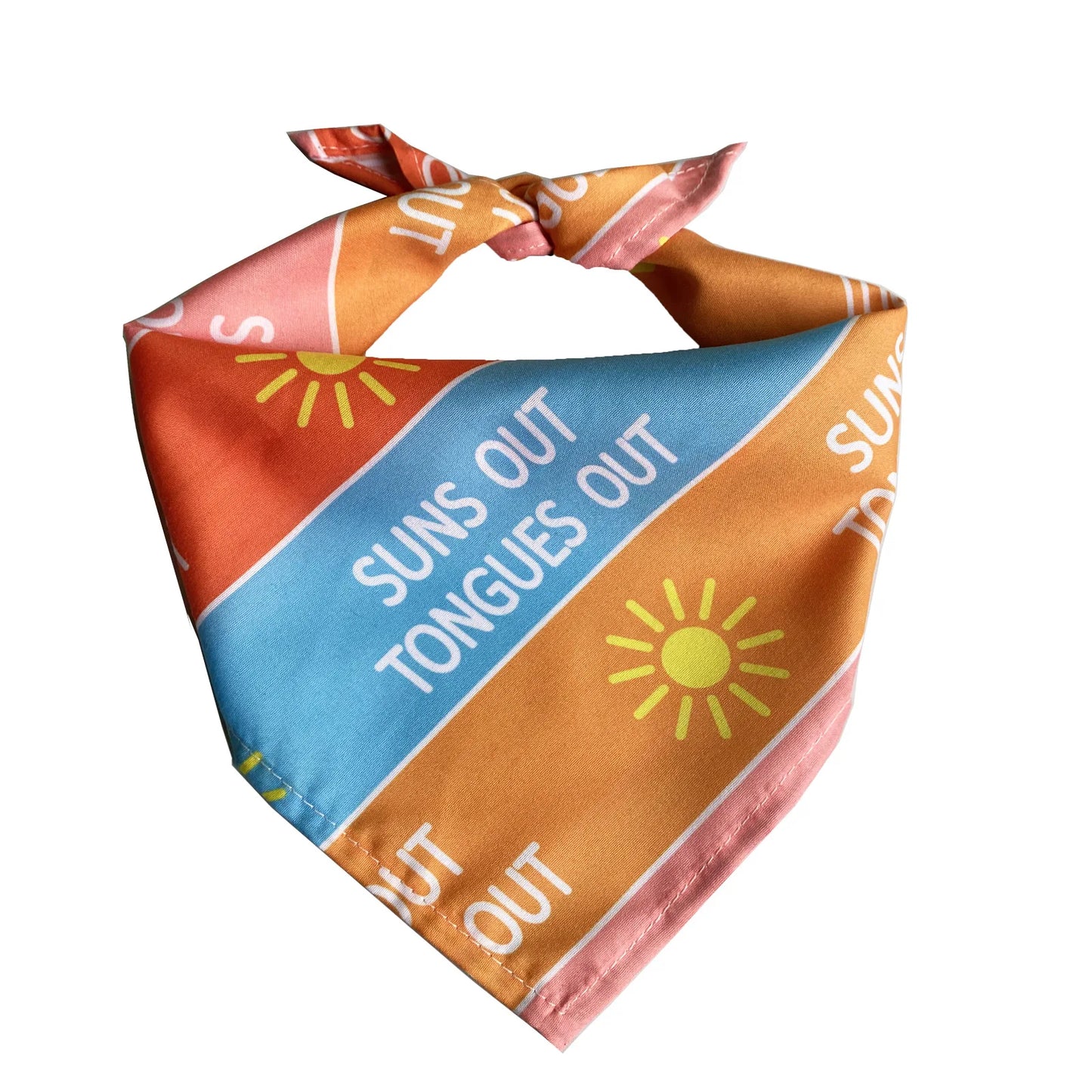 Triangular Dog Bandana Scarf – Summer & Beach