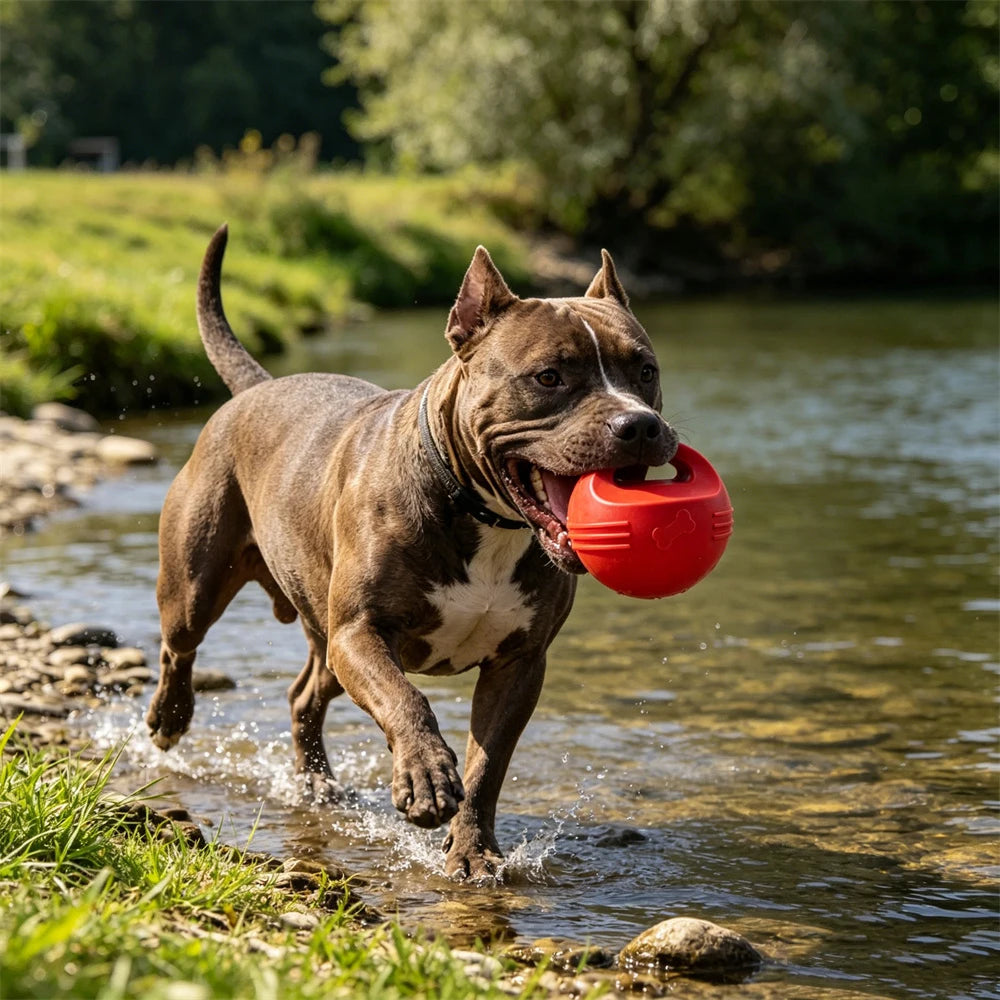 Indestructible TPR Dog Chew Toy for Aggressive Chewers