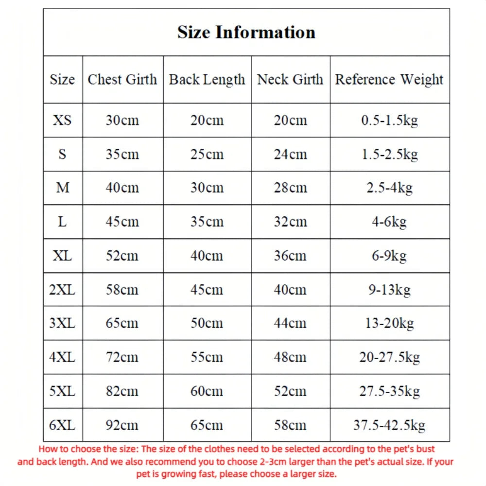 Soft Warm Jacket for Small, Medium & Large Dogs & Cats
