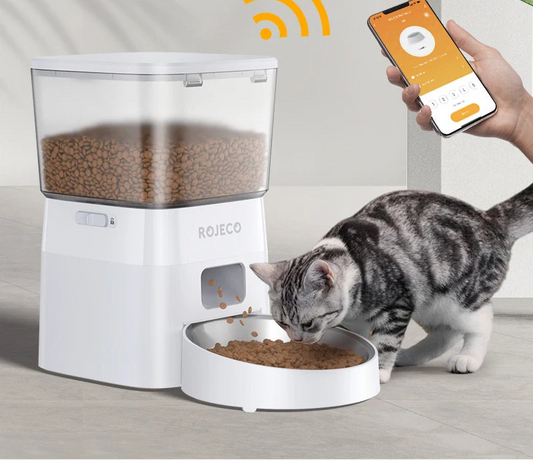 Adjustable Height Elevated Holder for Automatic Pet Feeders