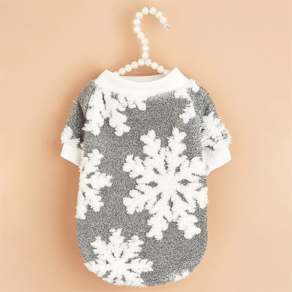 Fleece Winter Sweater for Cats & Small Dogs