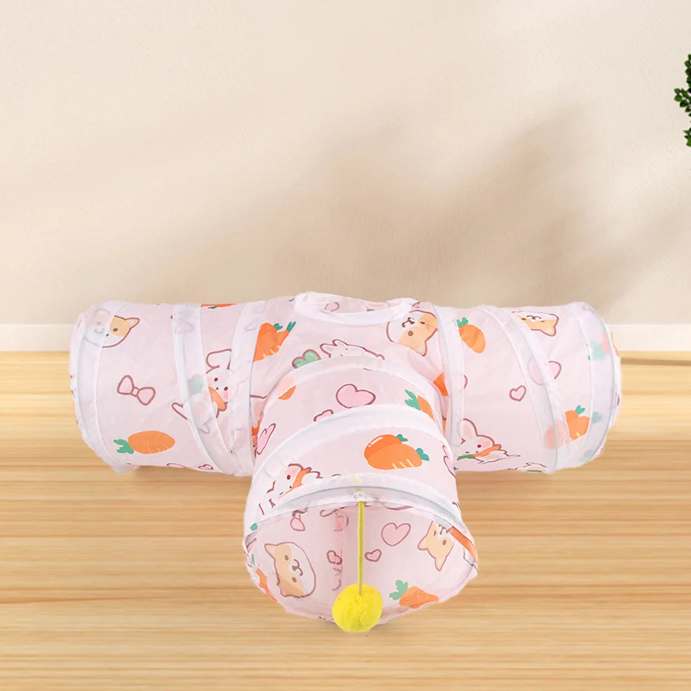 Carrot Shaped Hamster Hideout and Tunnel