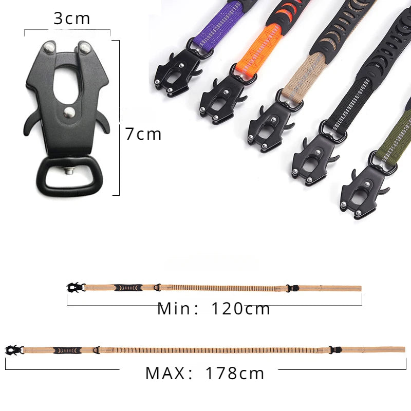 Reflective Shock Absorbing Dog Leash