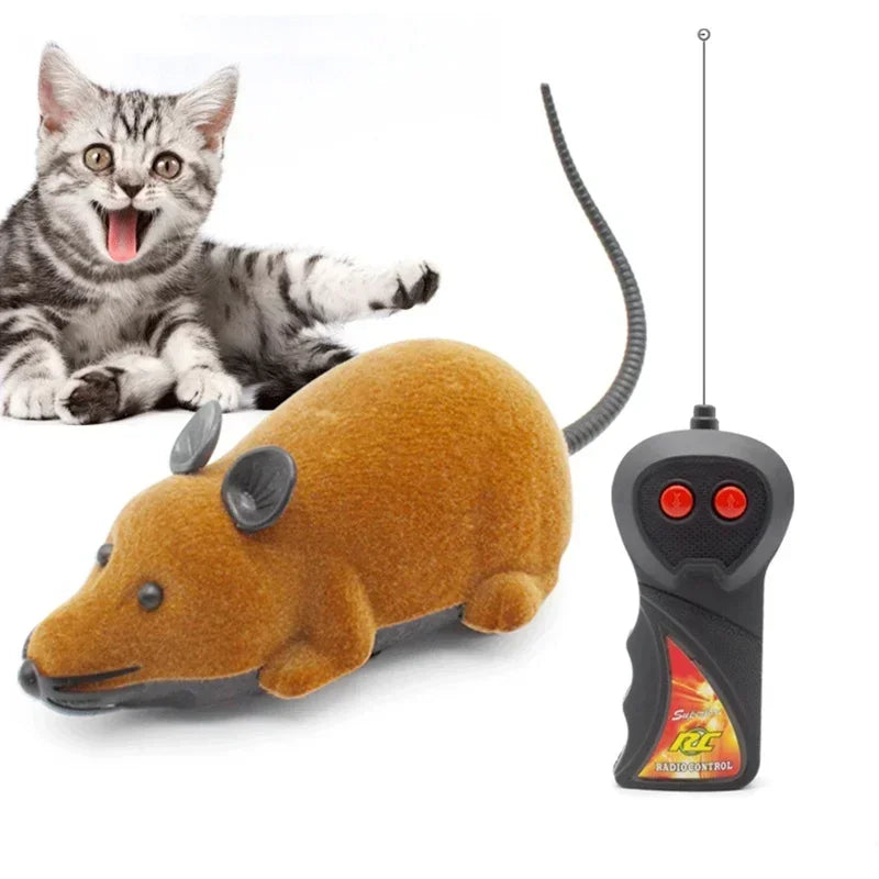 Remote Control Electronic Rat Cat Toy – Wireless RC Mouse for Cats & Kittens