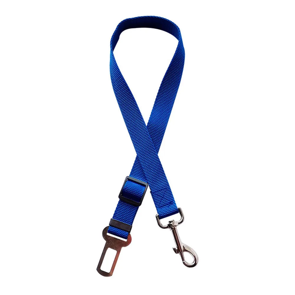 Ceinture de sécurité rétractable pour chien avec bande réfléchissante
