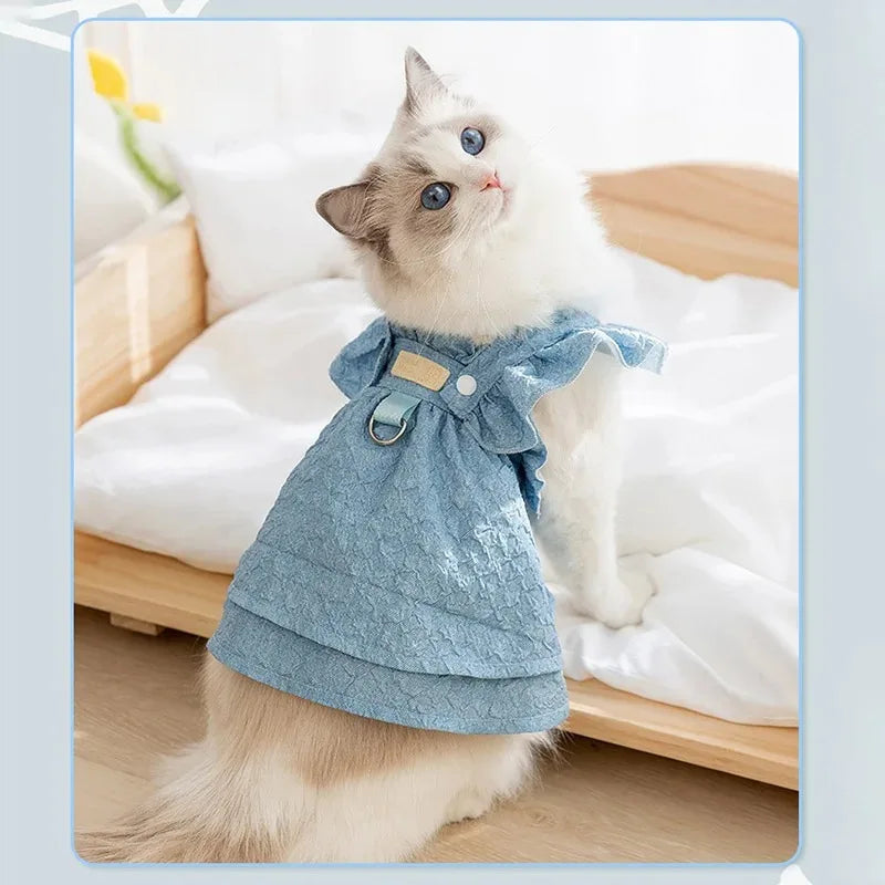 Robe d'été pour chien - Vêtements légers pour animaux de compagnie