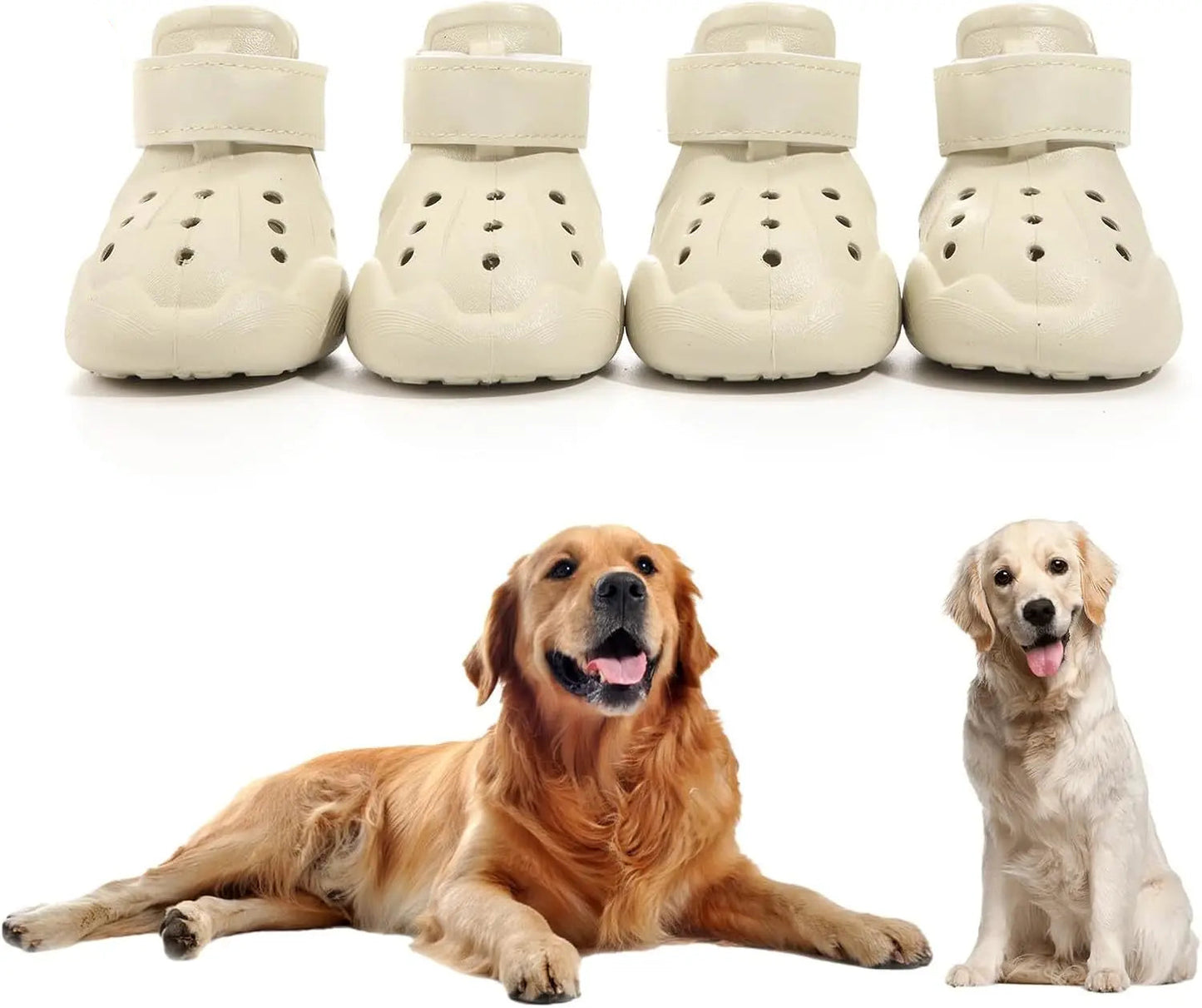 Chaussures pour chien toutes saisons - Bottes imperméables antidérapantes pour temps chaud et froid
