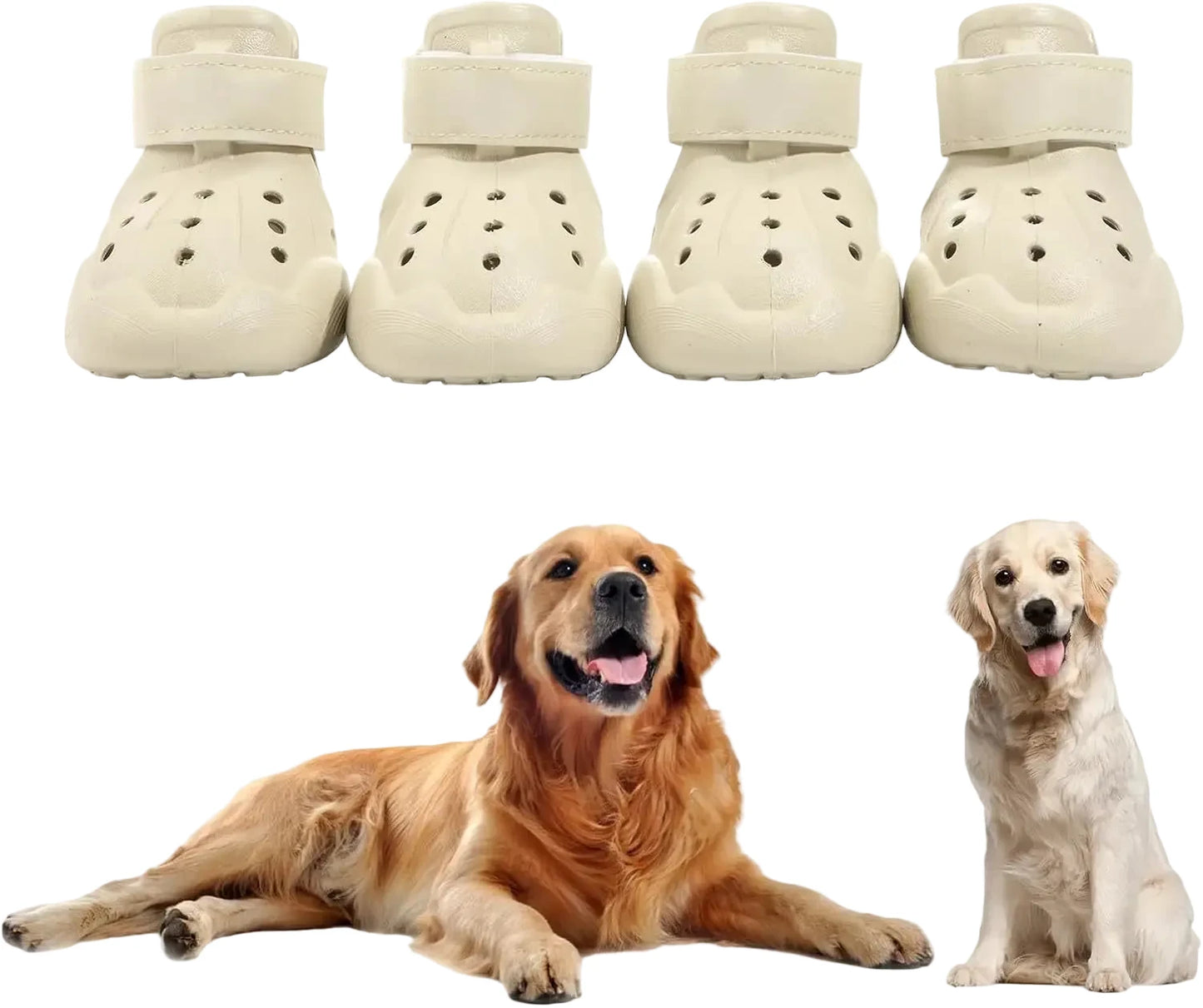 Bottes imperméables pour chien avec semelle antidérapante