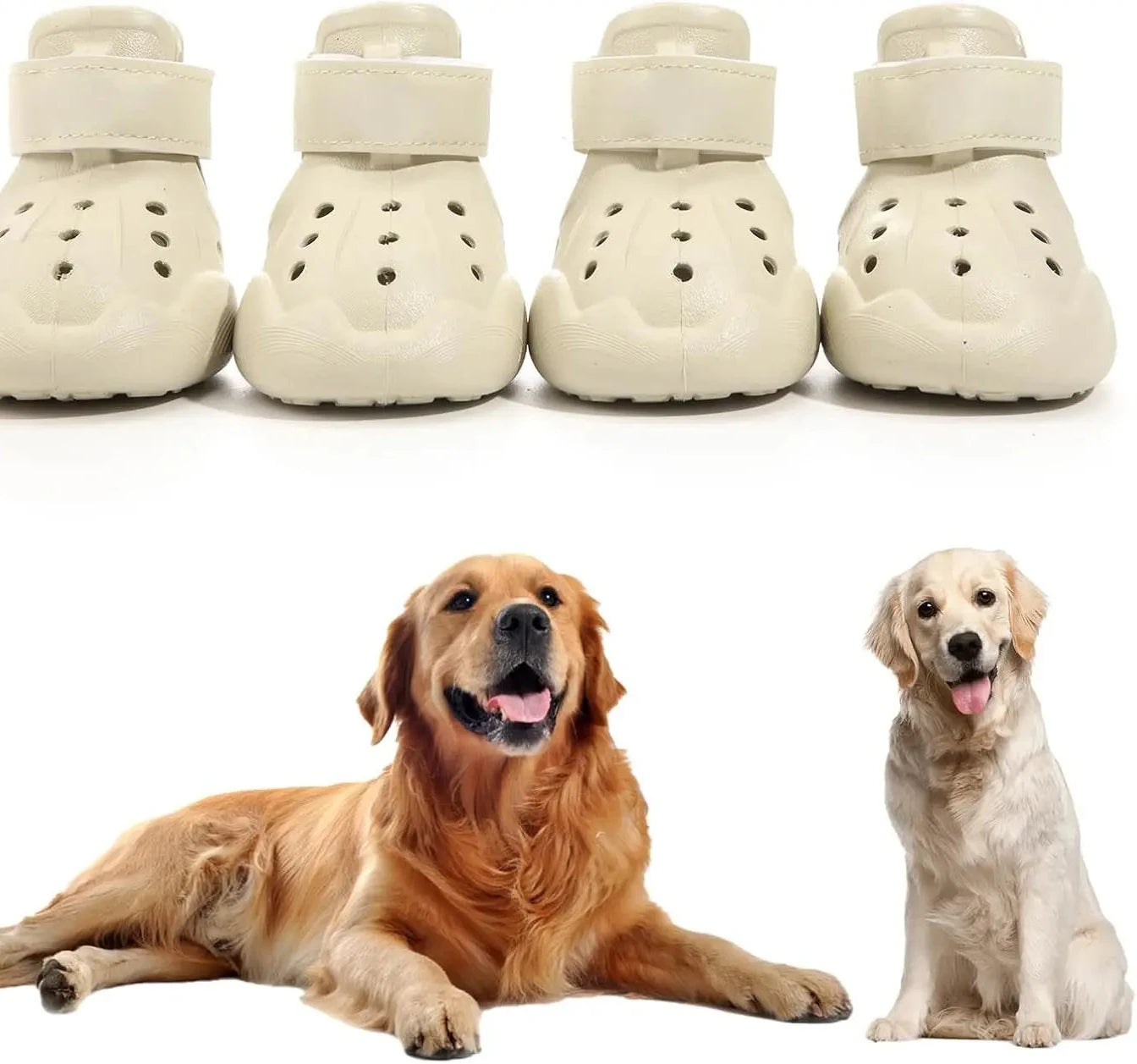 Bottes imperméables pour chiens - Protections antidérapantes pour les pattes pour trottoirs chauds et pluie
