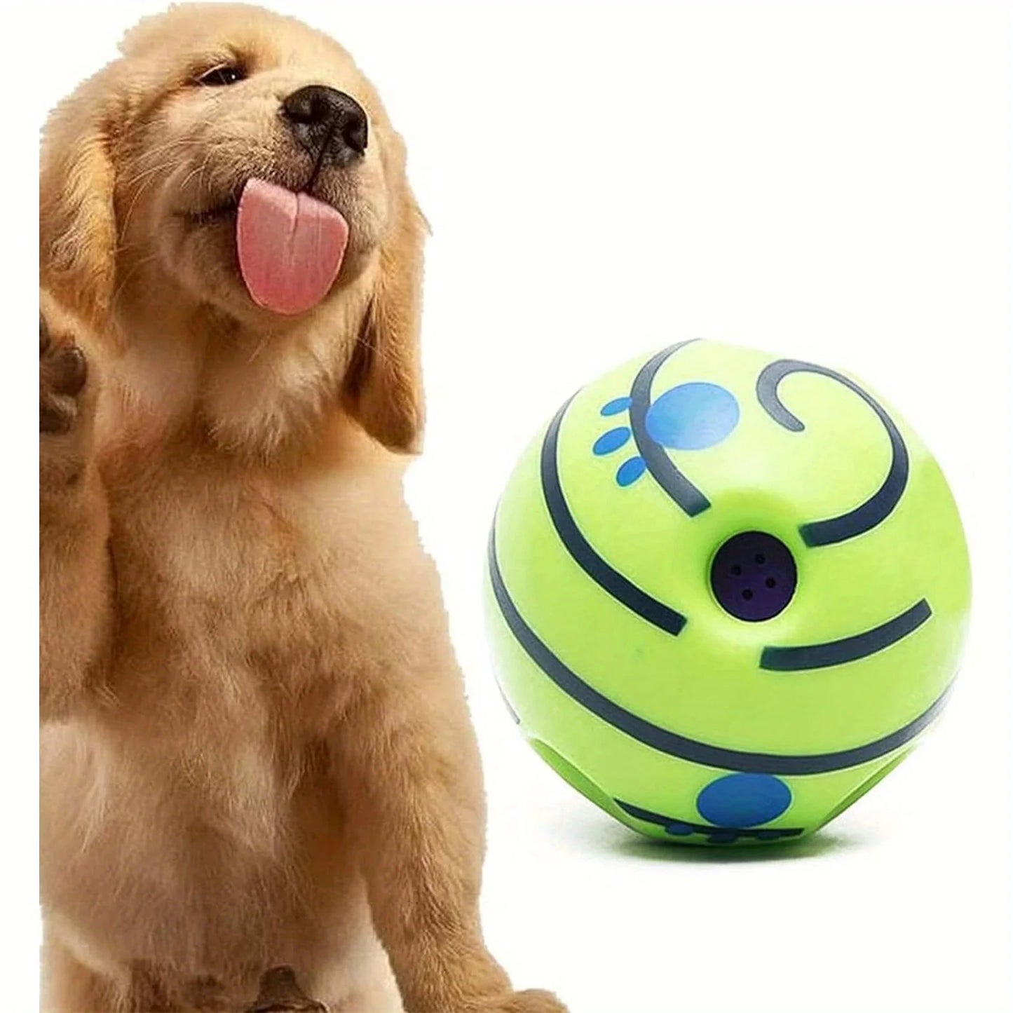 Balle de jeu interactive pour chien – Balle couinante pour la stimulation mentale et le jeu