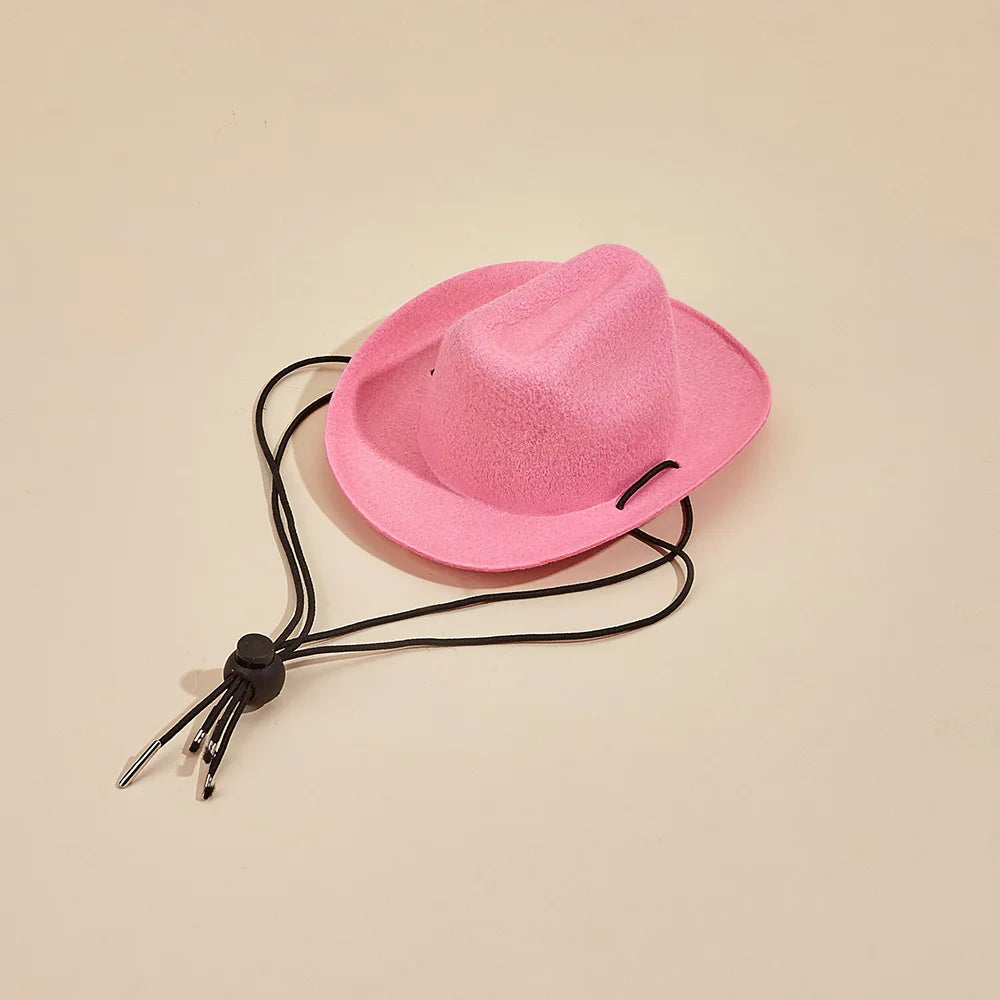 Western Cowboy Pet Hat for Cats & Small Dogs