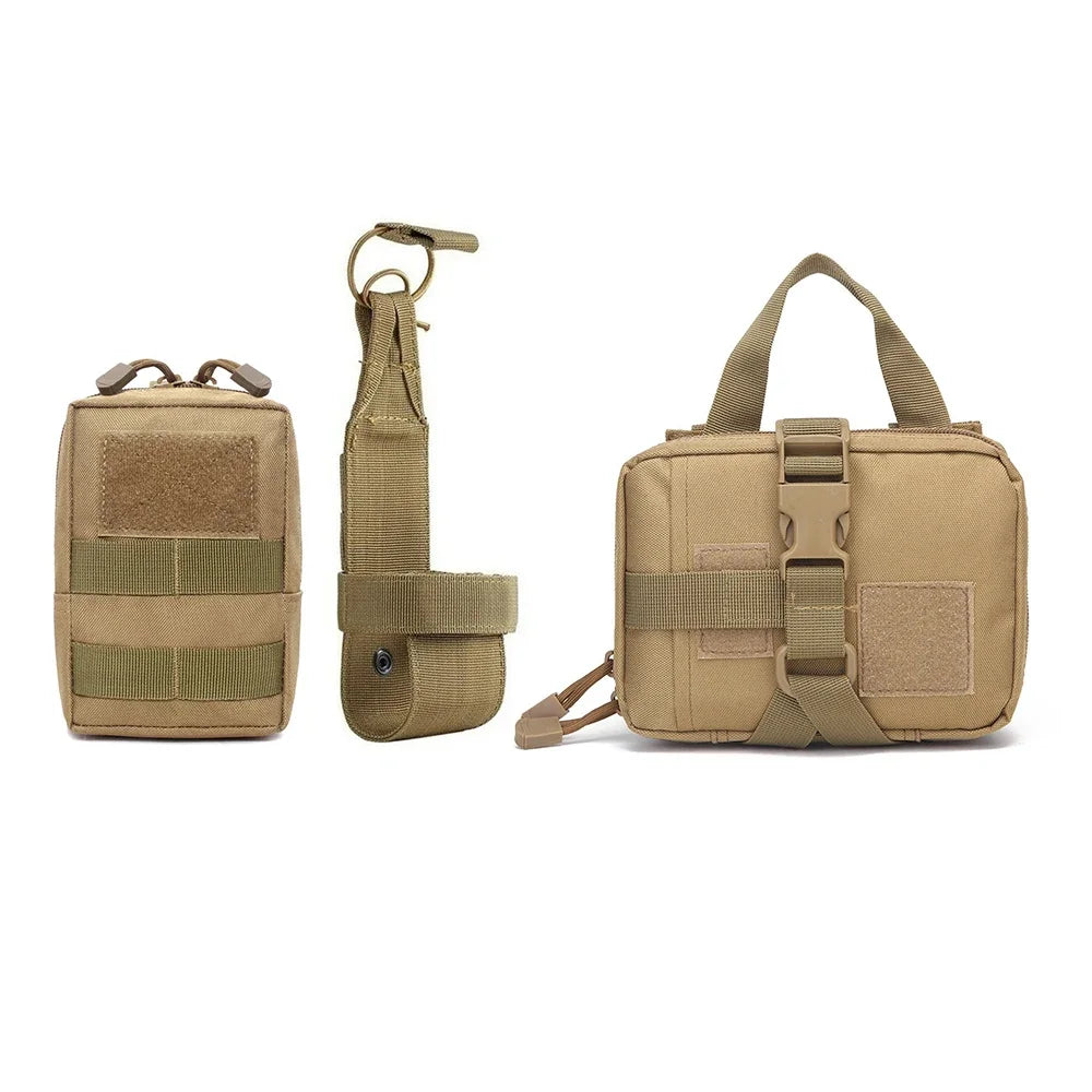 Dog Harness MOLLE Pouch Set with Belt