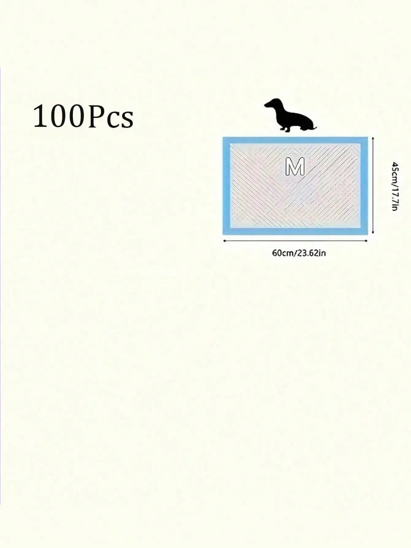 Thickened Dog Pee Pads – Pack of 100