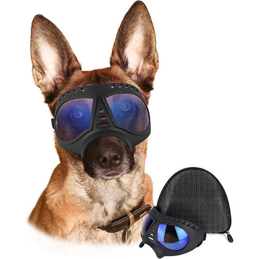 Dog Goggles for Large Breeds - Windproof Snowproof Eye Protection