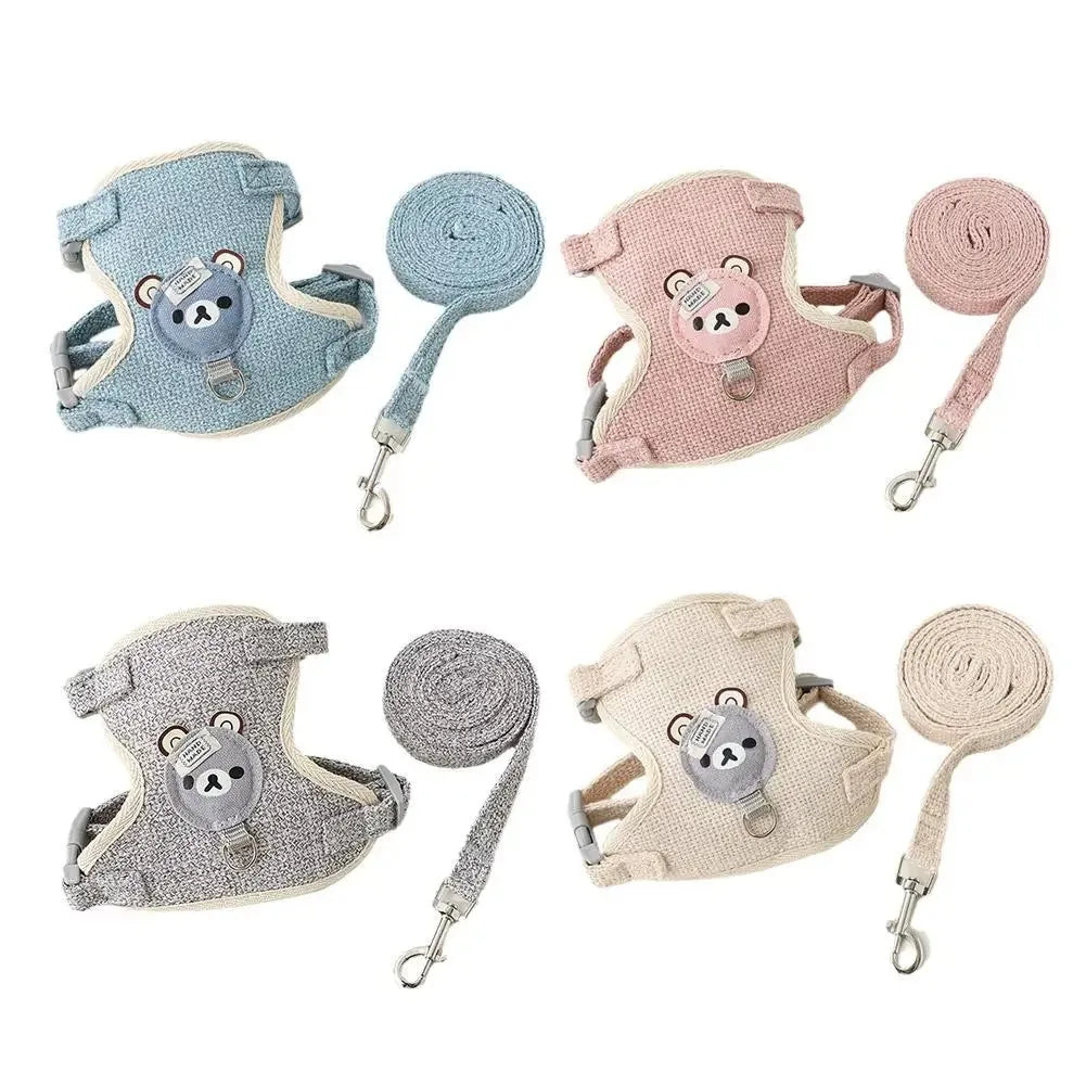 Adjustable Harness & Collar for Kittens and Small Pets
