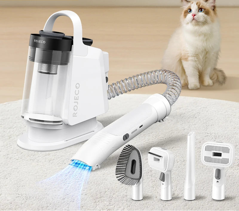 5-in-1 Pet Grooming Vacuum Kit - Portable Hair Removal System for Cats & Dogs