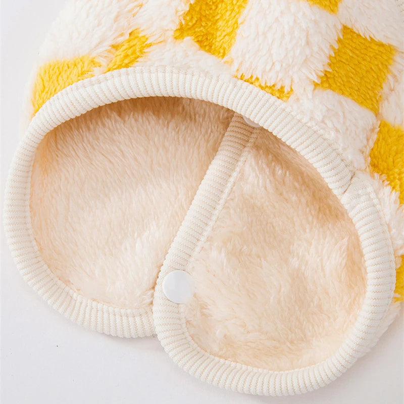 Fleece Button Jacket for Cats & Small Dogs