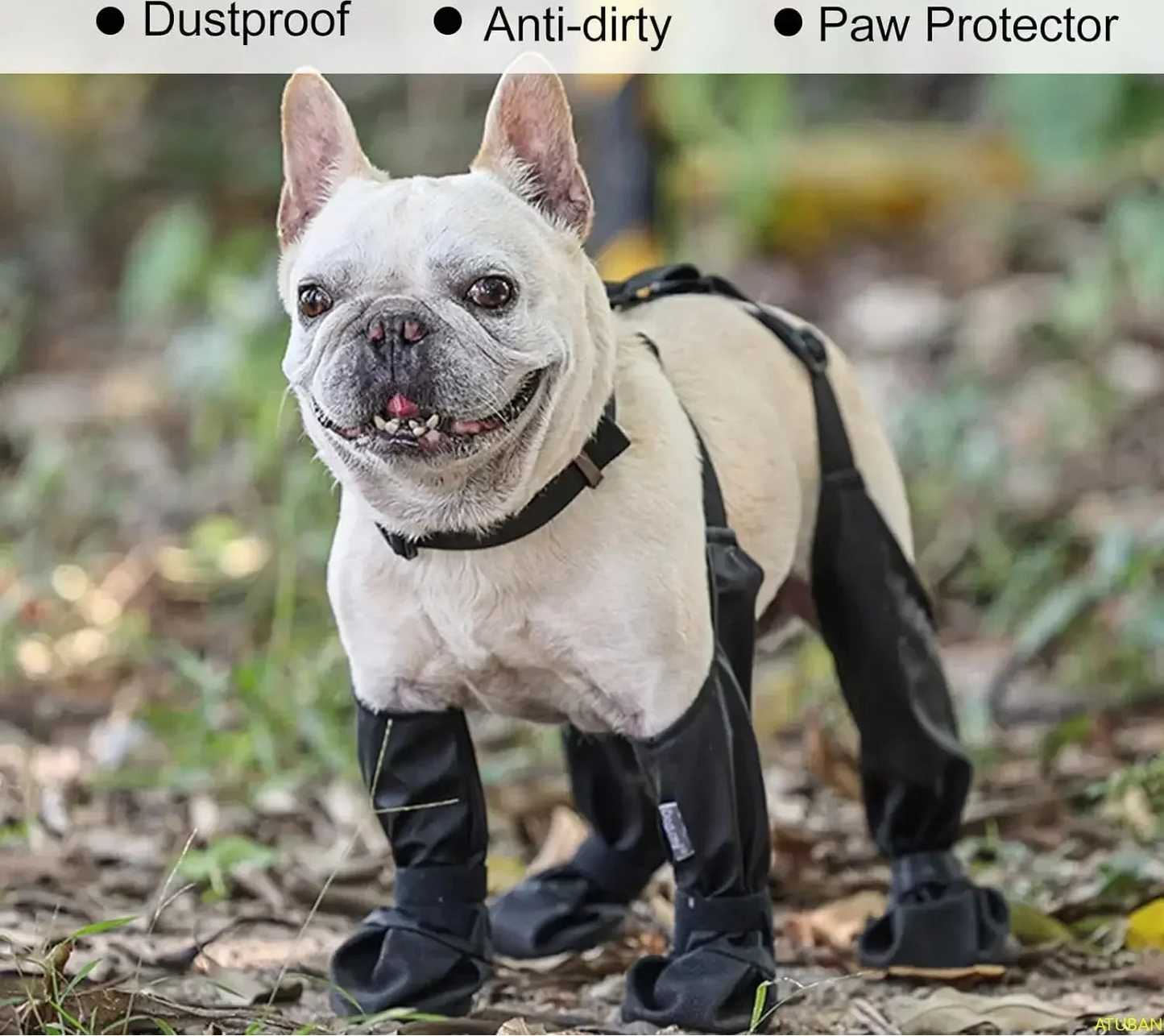 Bottes imperméables pour chien - Chaussures de protection antidérapantes pour la marche en extérieur
