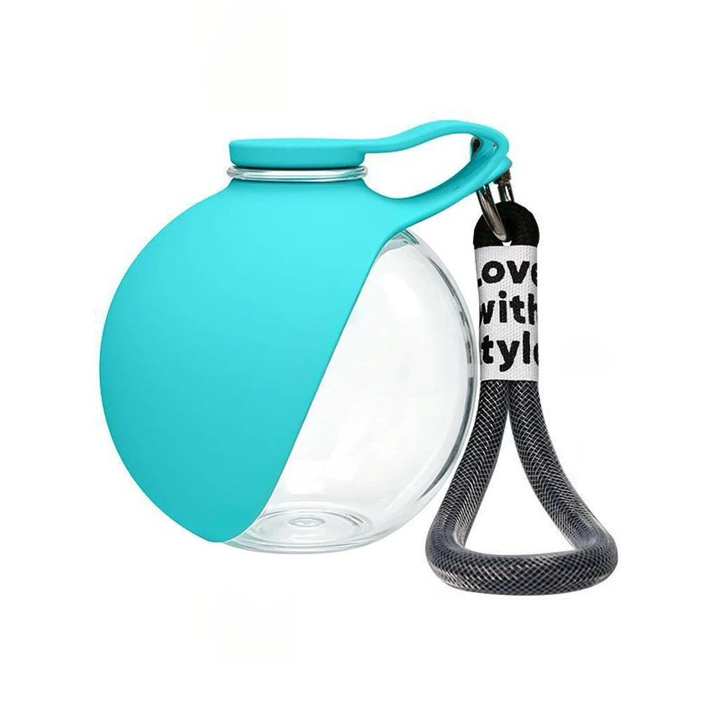 2-in-1 Portable Dog Water Bottle for Small Dogs - Leakproof Compact Dog Travel Water Bottle, Portable Pet Water Bottle